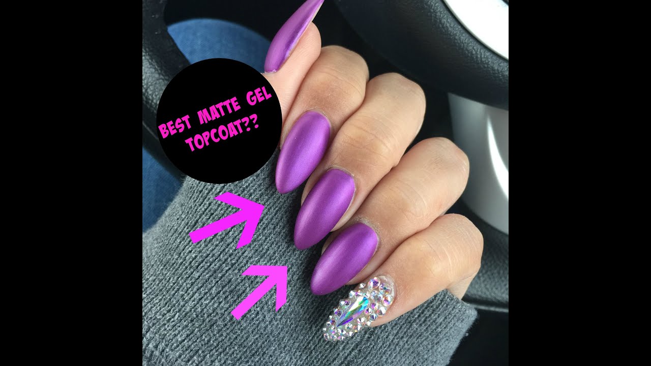 VELVET MATTE PURPLE NAILS! | BEST MATTE GEL TOP COAT EVER??