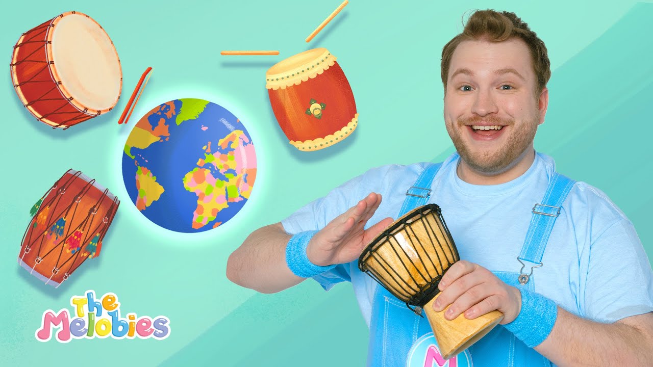 Drums Drums Drums | Melobies | Kid Songs & Nursery Rhymes | #Melobies #educationalmusic #kidsongs