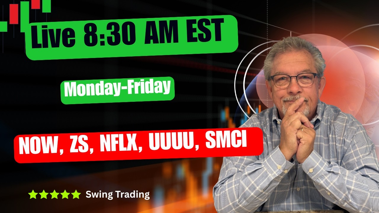 Charts & Targets Live: NOW, ZS, NFLX, UUUU, SMCI