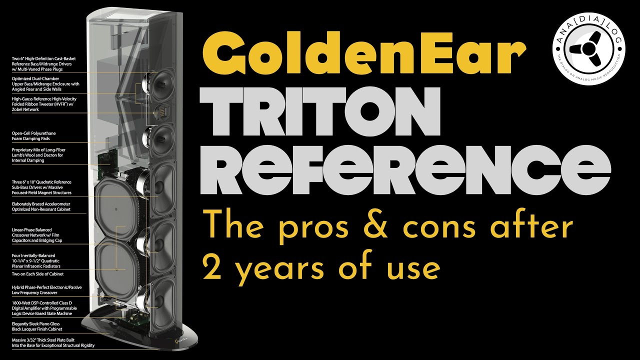 GoldenEar Triton Reference speakers: The pros & cons after 2 years of use