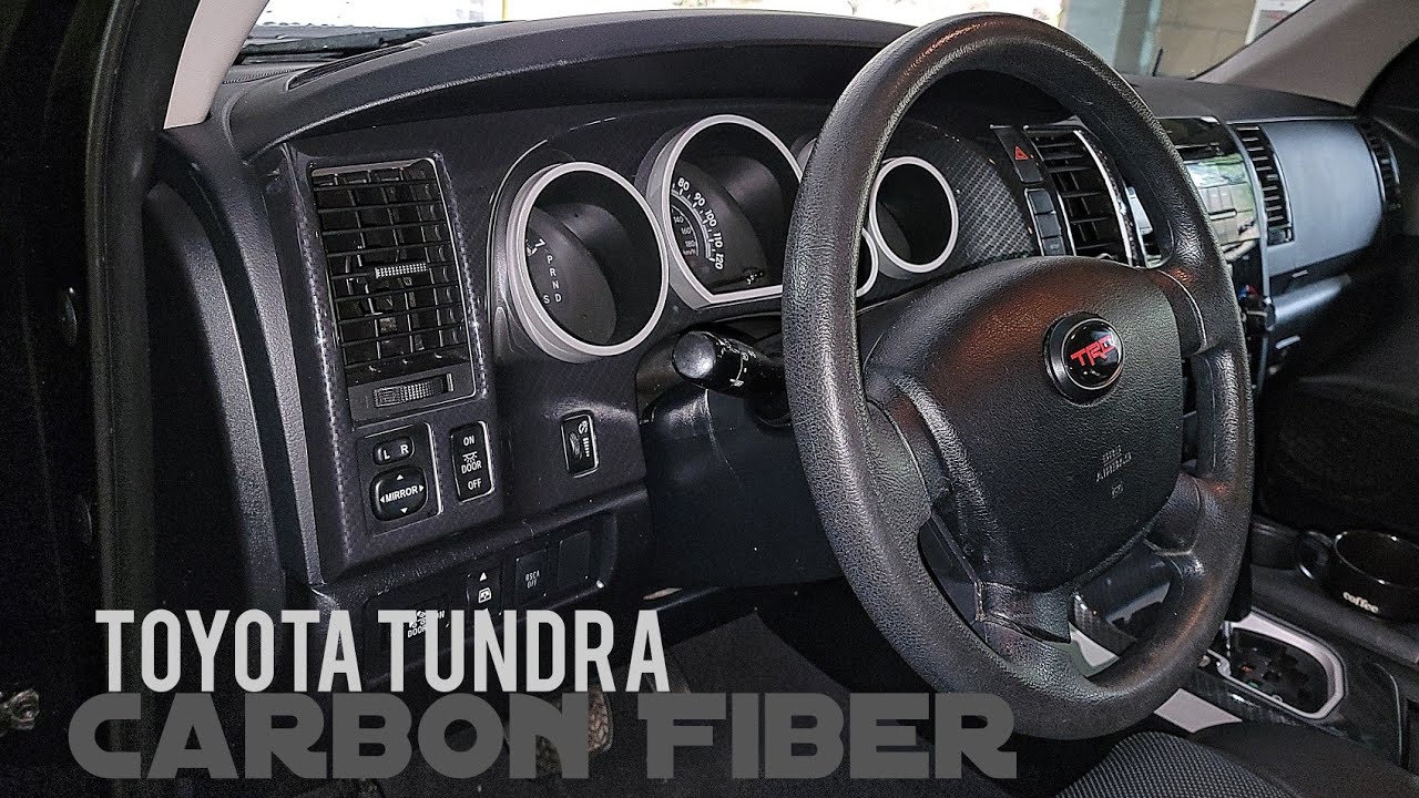 How To Install TOYOTA TUNDRA Carbon Fiber Molded INTERIOR!!