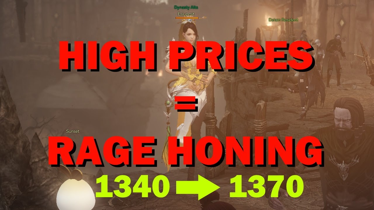 RAGE HONING WHILE PRICES ARE HIGH --- Lost Ark #5