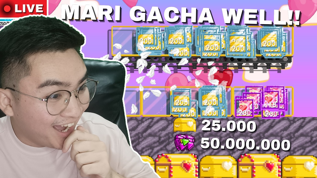 GACHA WELL 50 JUTA GEMS!! LETS GO!! | Growtopia 2026