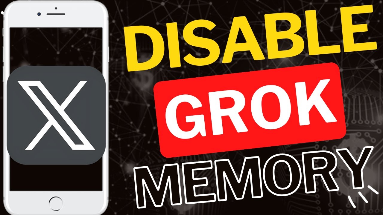 How to Disable Grok Conversation History on X App