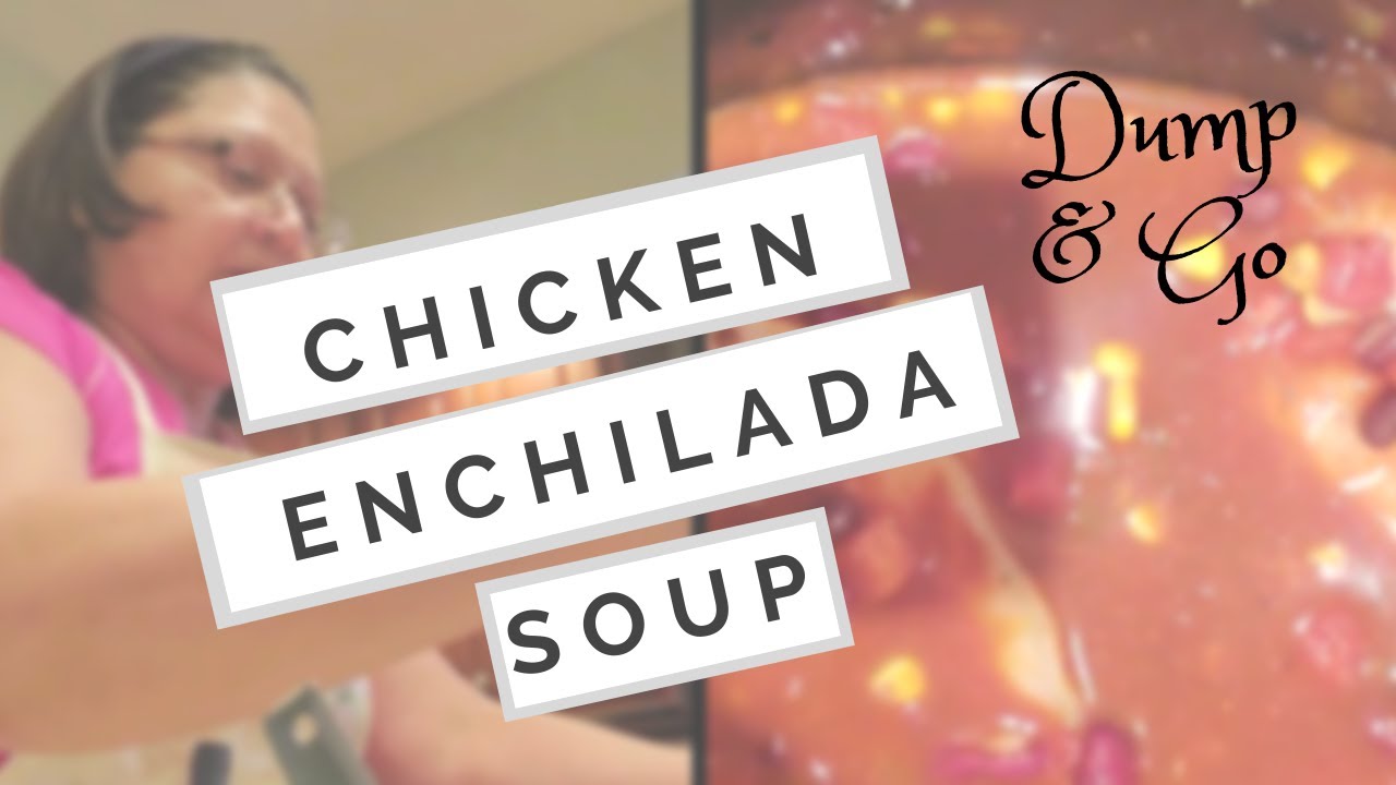 CROCK POT CHICKEN ENCHILADA SOUP