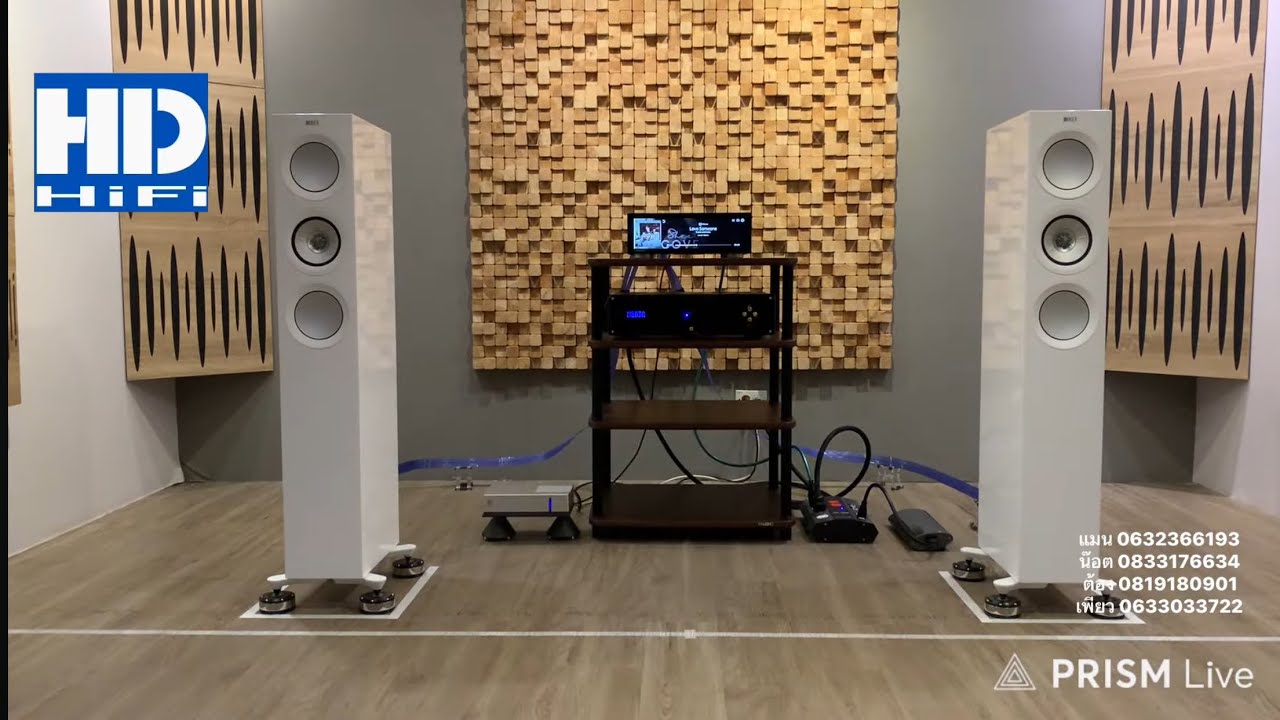 KEF R5 Meta และ HIFI ROSE RS-520 ชุดฟังเพลง ระดับพรีเมี่ยมและอุปกรณ์เสริมที่ ￼ HD HiFi พระรามเก้า