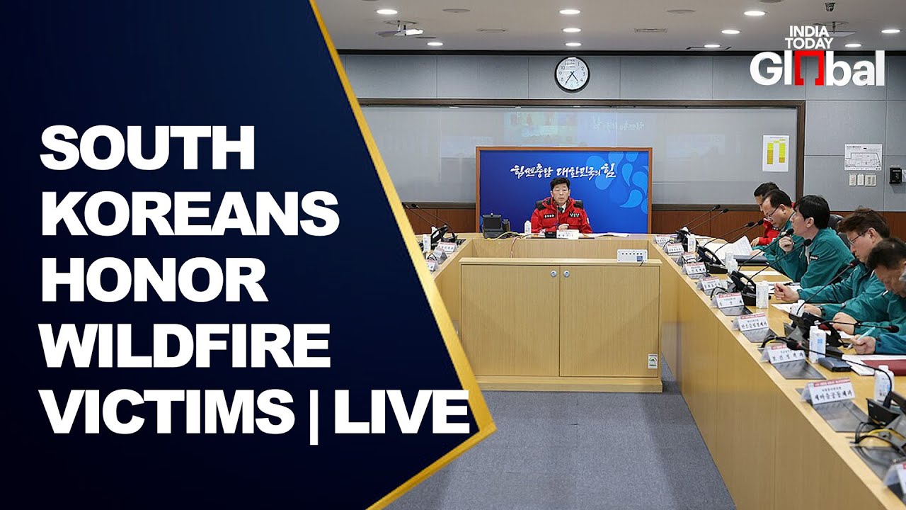 South Koreans Pay Tribute to Wildfire Victims | LIVE Coverage | India Today Global