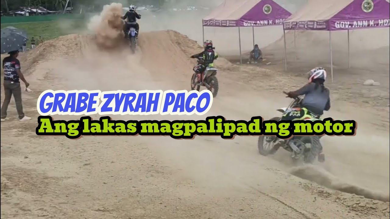 85cc Vs 250cc Grabi ang liit ni Zyrah Paco Pero ang lakas magpalipad ng Motor | Ladies Class final.