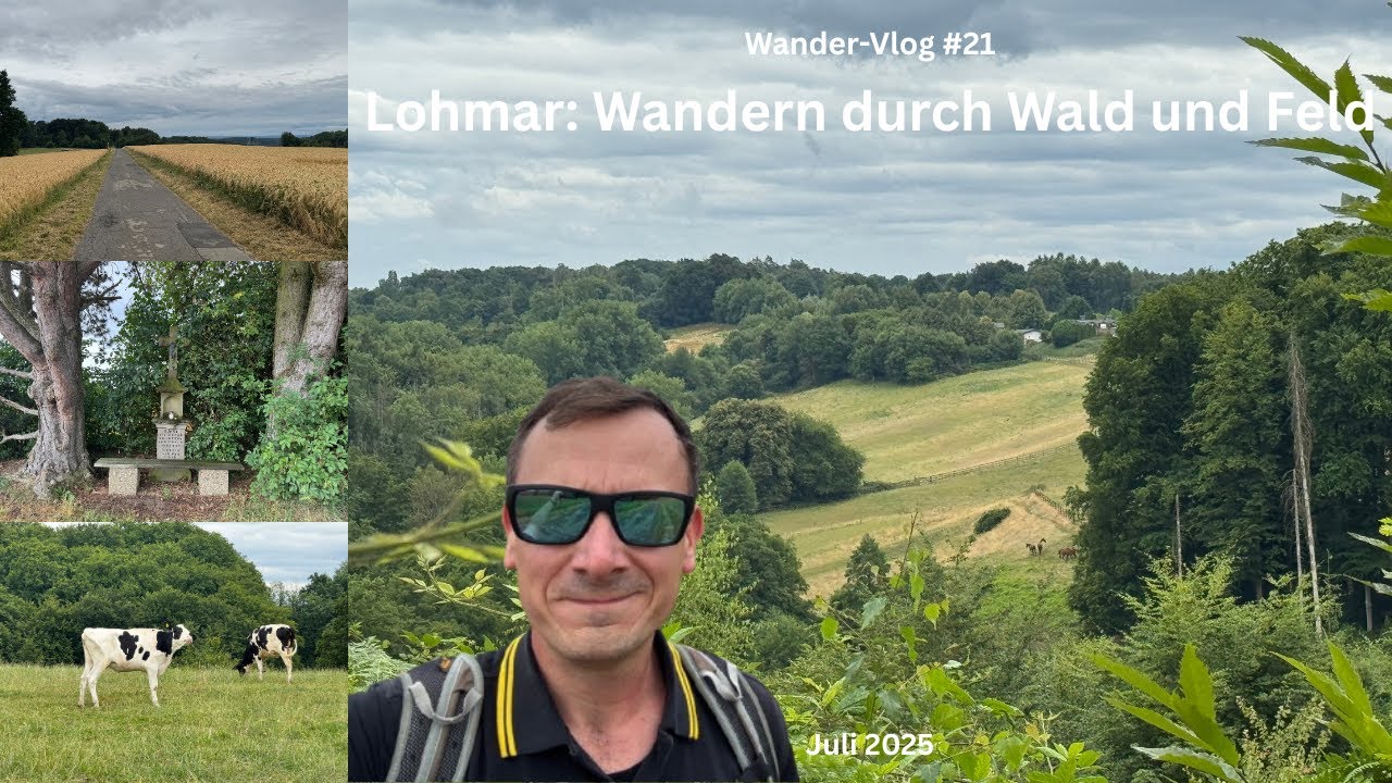 Lohmar: Wandern durch Wald und Feld - Wander-Vlog #21