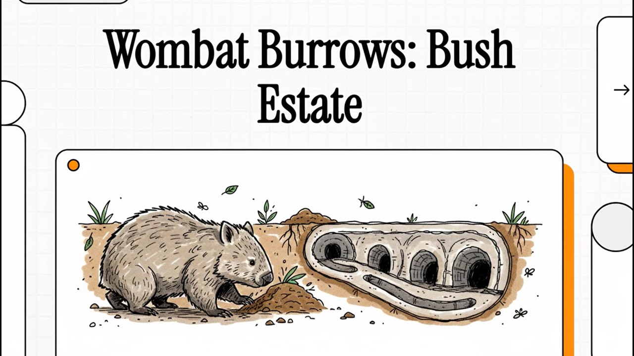 Wombat Burrows: Bush Estate