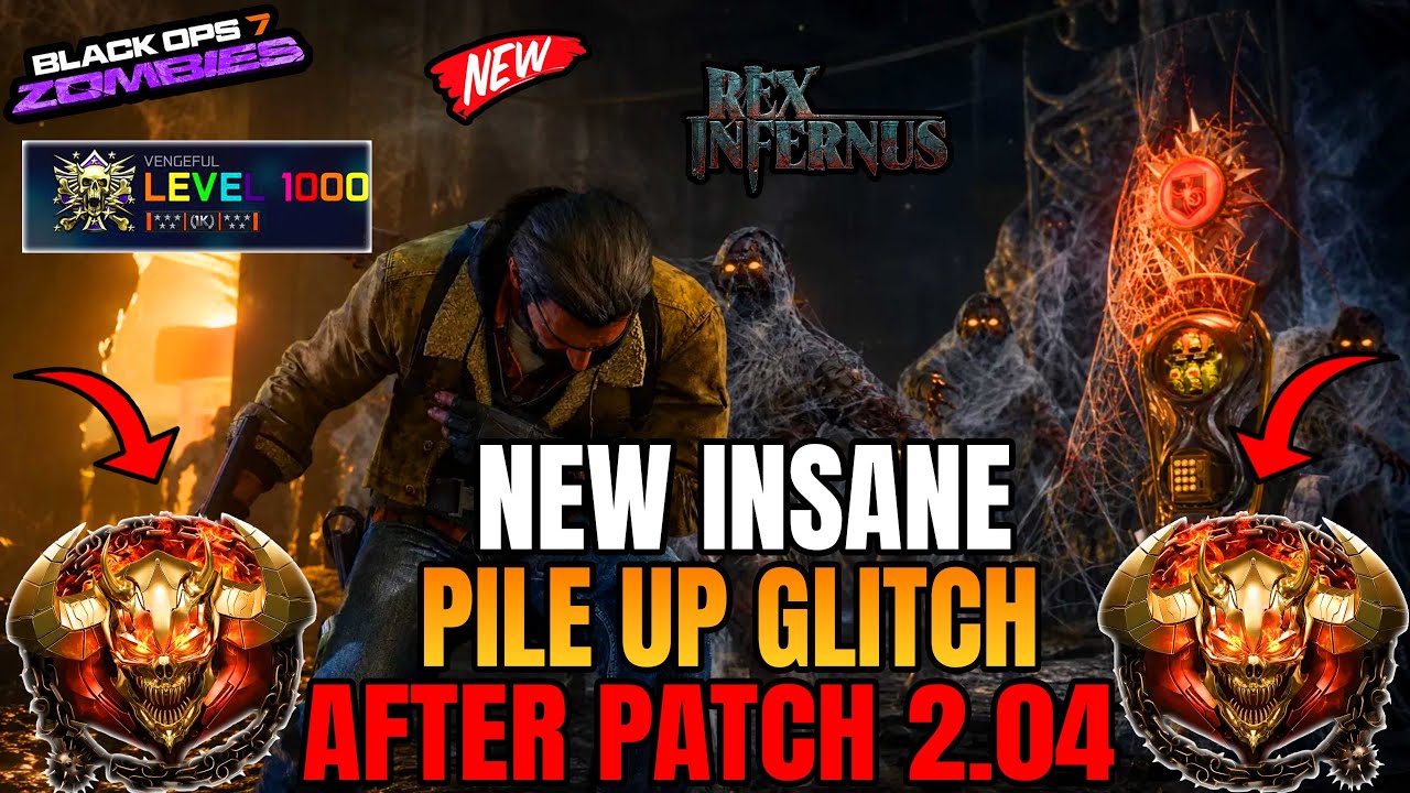 BO7 Zombies Glitches: Best Working Solo Unlimited XP Pile Up Glitch After Patch 2.04! - Rex Infernus