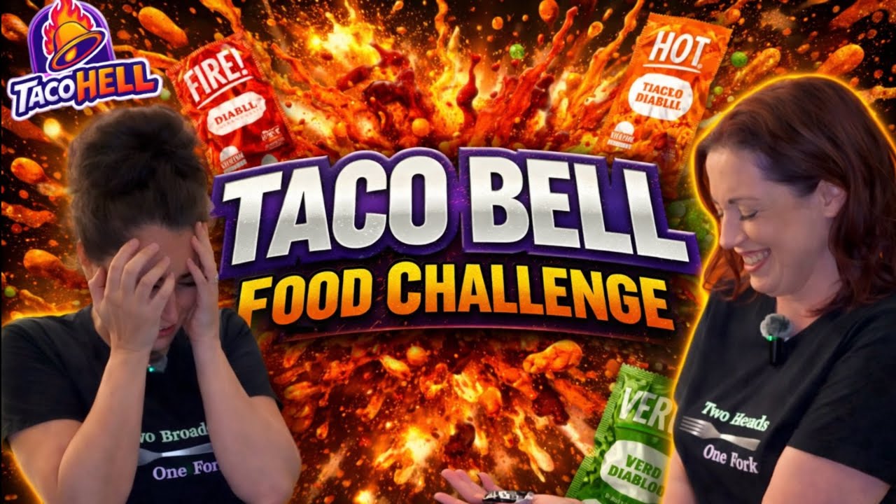 Taco Bell Challenge: Loser gets a PUNISHMENT (so many BURPS) 