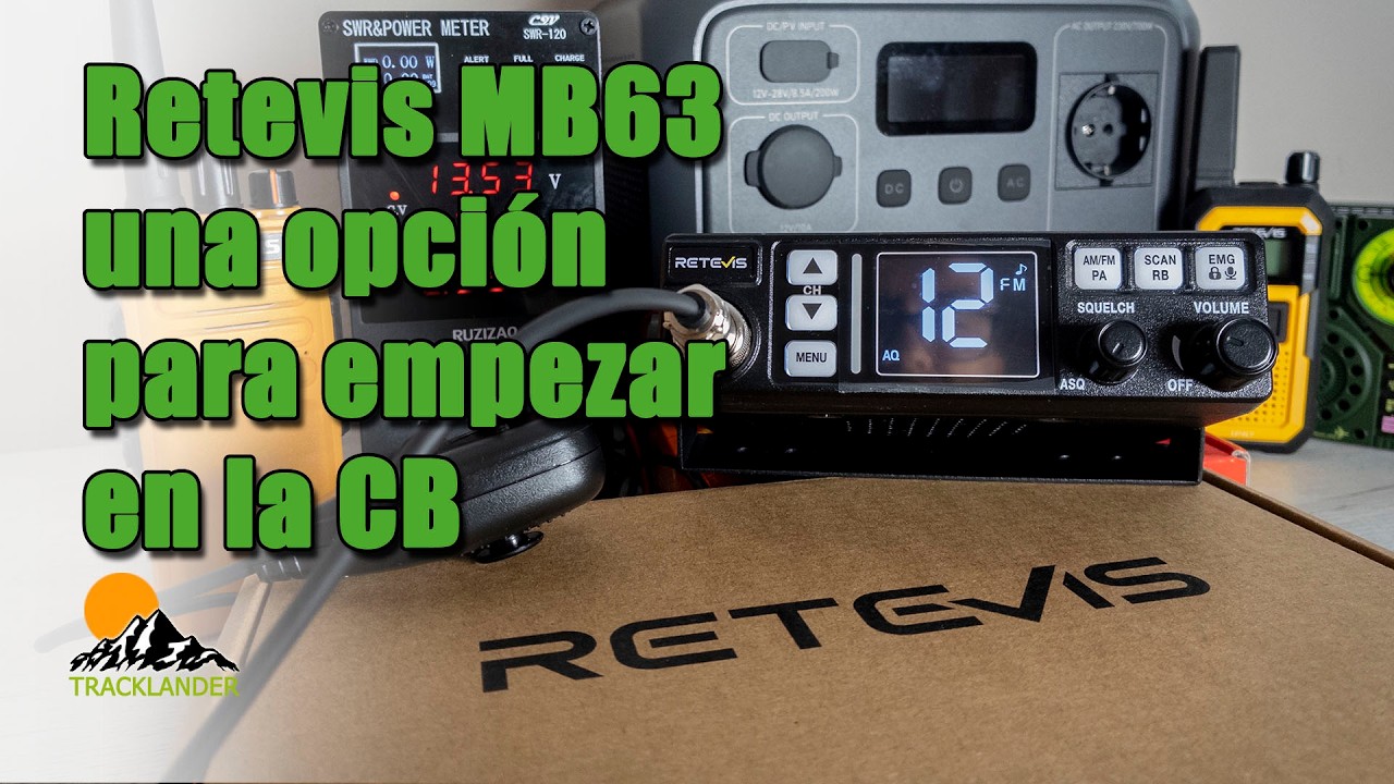 Retevis MB63 perfecta para iniciarse en radio CB