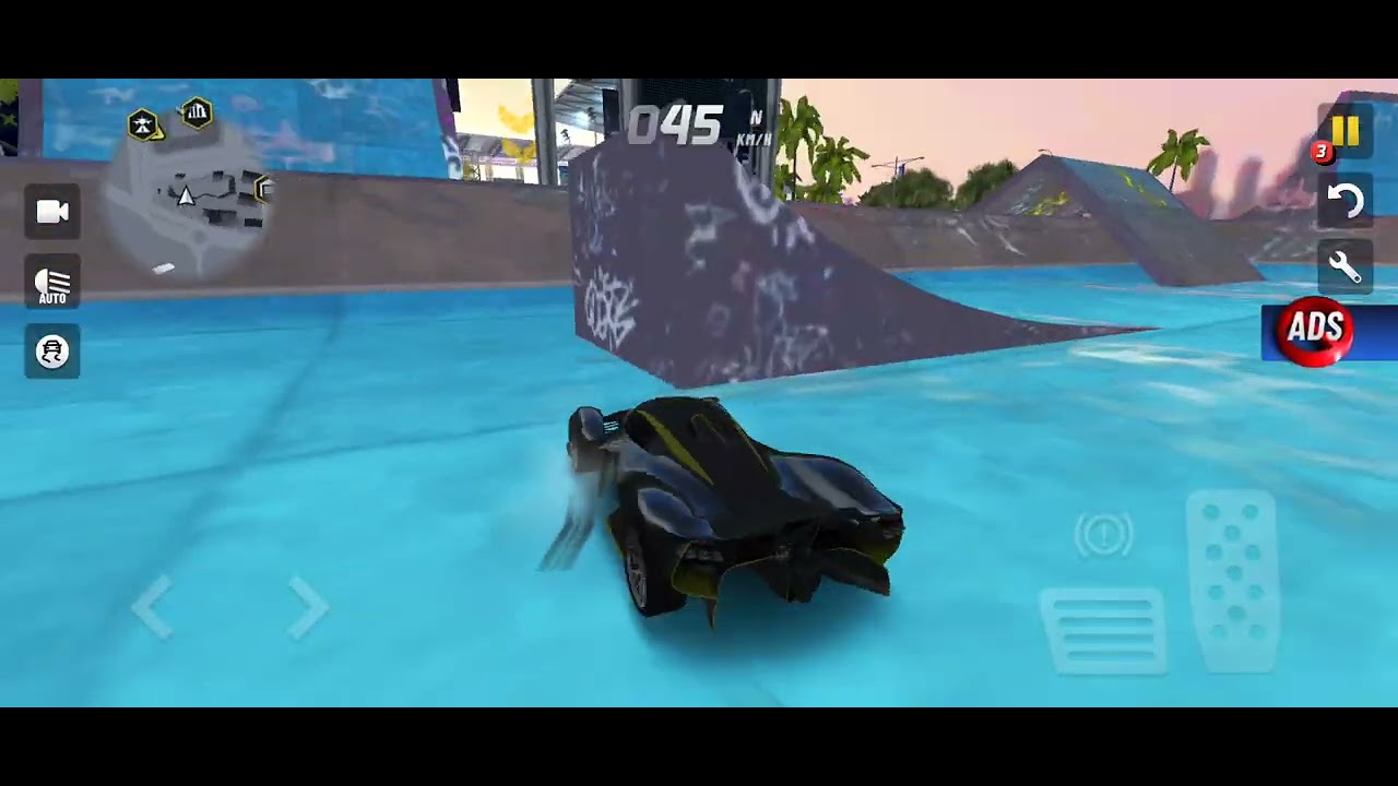 Mega Ramp Monster  Black Car Racing 3D - Extreme Car Stunts - Android Gameplay