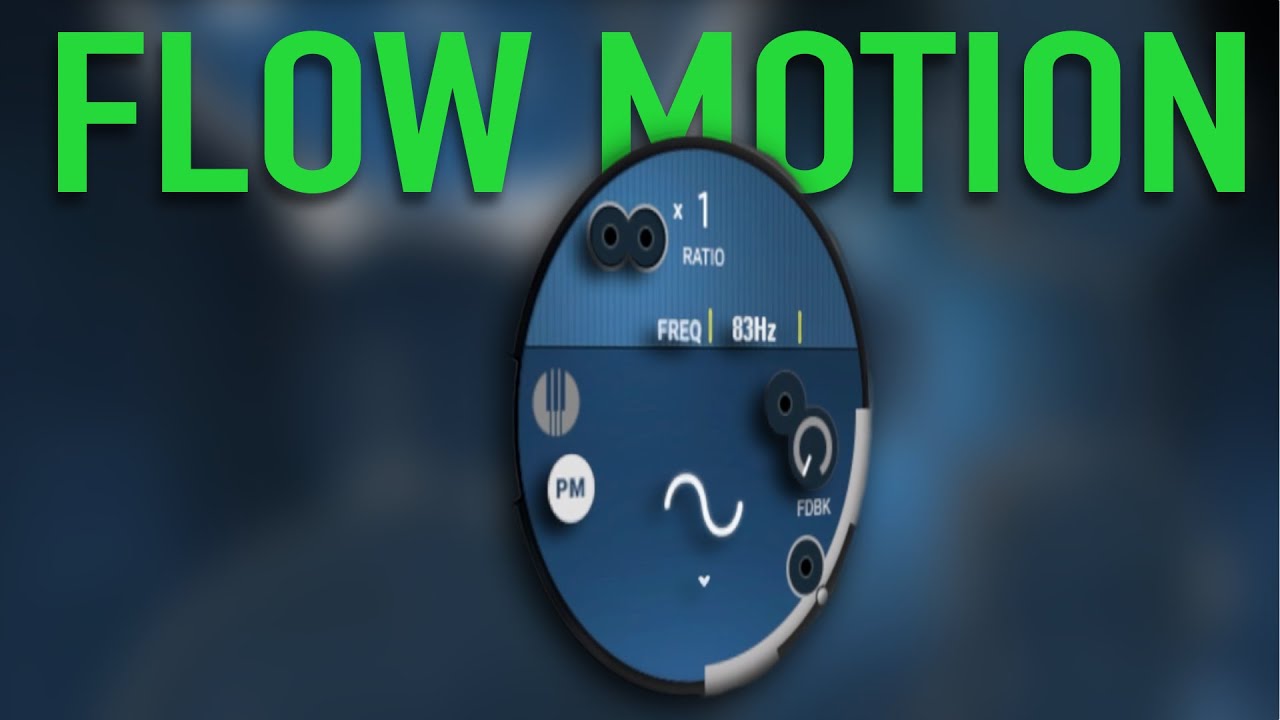 Waves Flow Motion FM Synth -  GUI Overview