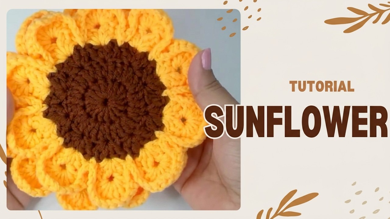 Crochet Sunflower Tutorial