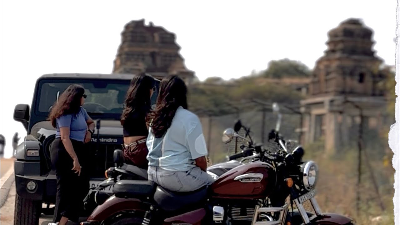Girls ride to Penukonda 