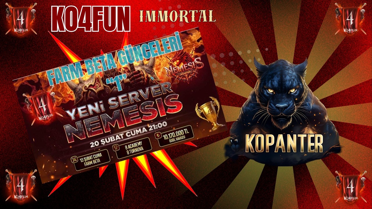 KO4FUN NEMESIS: FARM BETA GÜNCELERİ -1