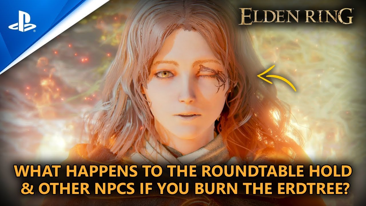 ELDEN RING | What Happens To The Roundtable Hold & NPCs If You Choose To Burn The Erdtree