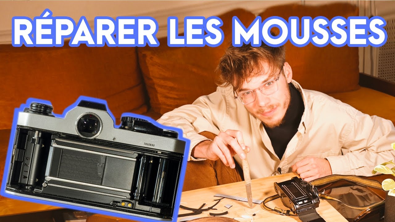Changer les mousses d'un appareil argentique