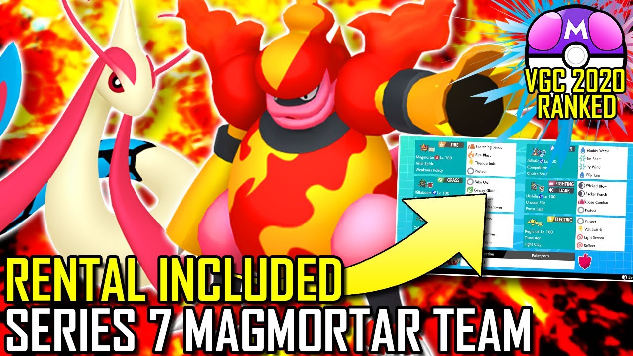 SERIES 7 MAGMORTAR TEAM | VGC 2021 | Pok&eacute;mon Sword & Shield - Pok&eacute;sports