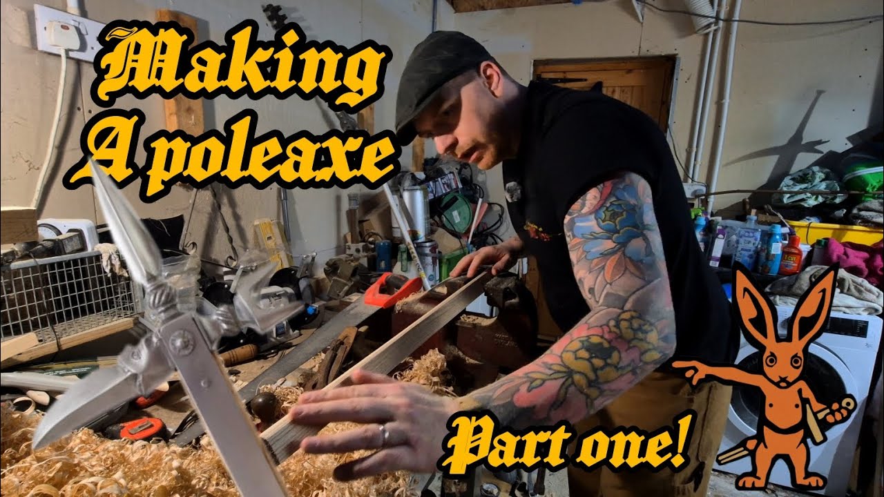 Making a poleaxe shaft for a dominus gladius hema trainer 