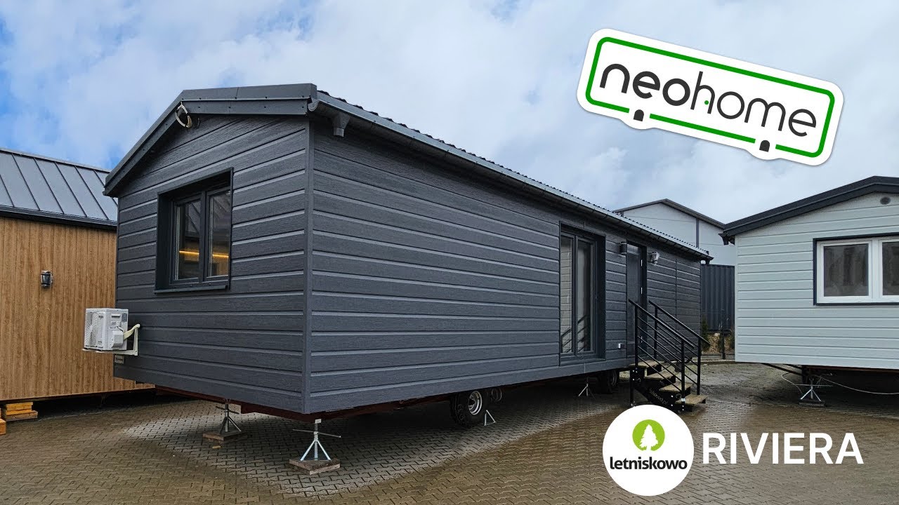 Neohome: Letniskowo Riviera -Hochwertiger Bungalow mit 2 Schlafzimmern Fertighaus bezugsfertig