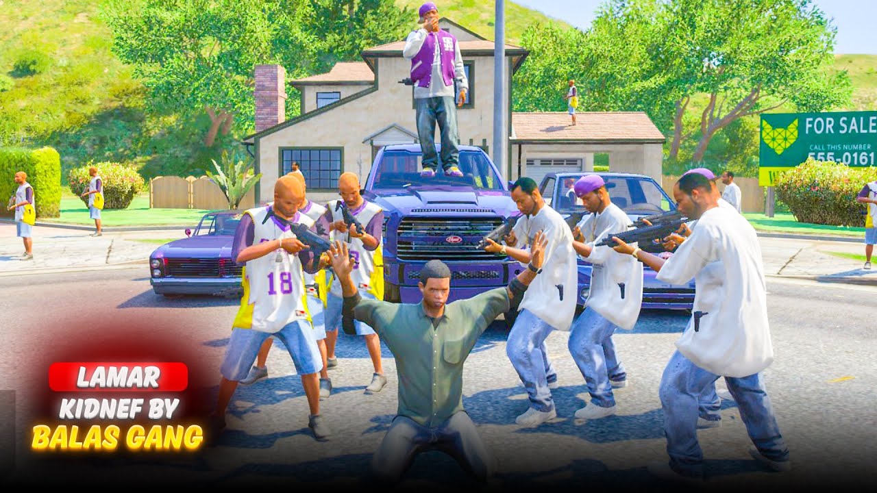 LAMAR KIDNEF BY BALAS GANG IN GTA V || GTA V HINDI GAMEPLAY 🔥