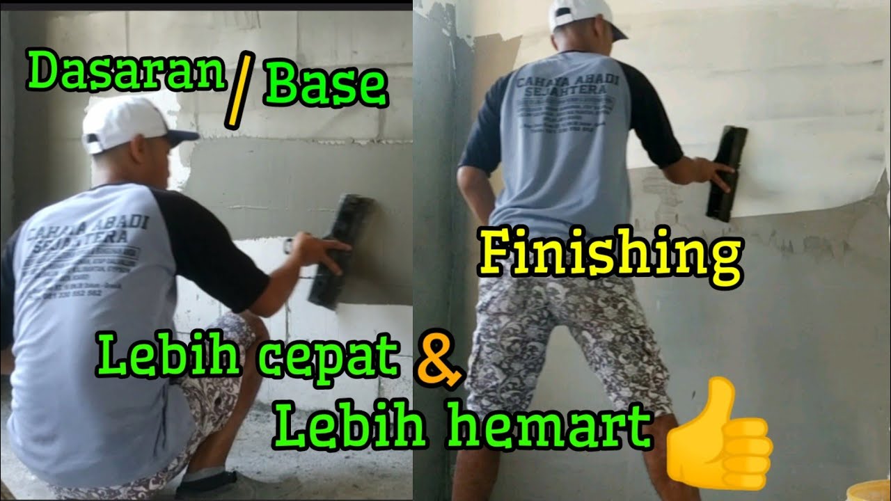 Aci/base tembok bata ringan @Haura nino