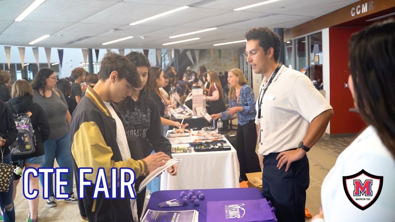 CTE Fair at Manor Senior High School!