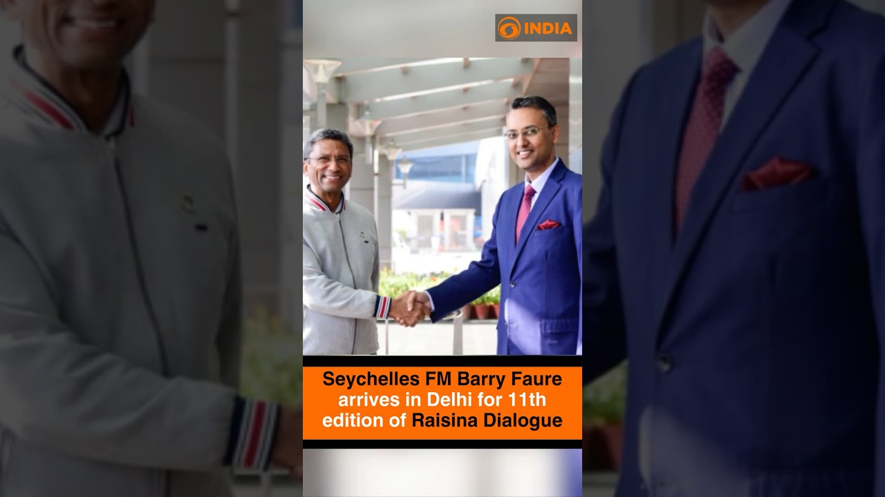 Seychelles Foreign Minister Barry Faure arrives in Delhi for 11th edition of Raisina Dialogue 2026