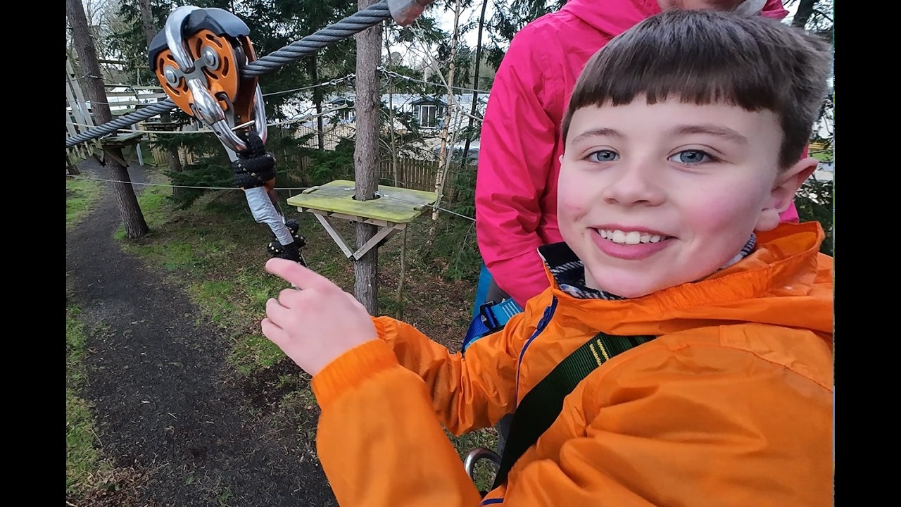 SUNDAY FUNDAY: Treetop Climbing in Antrim! 🌳☀️#Antrim #FamilyDayOut #northernireland