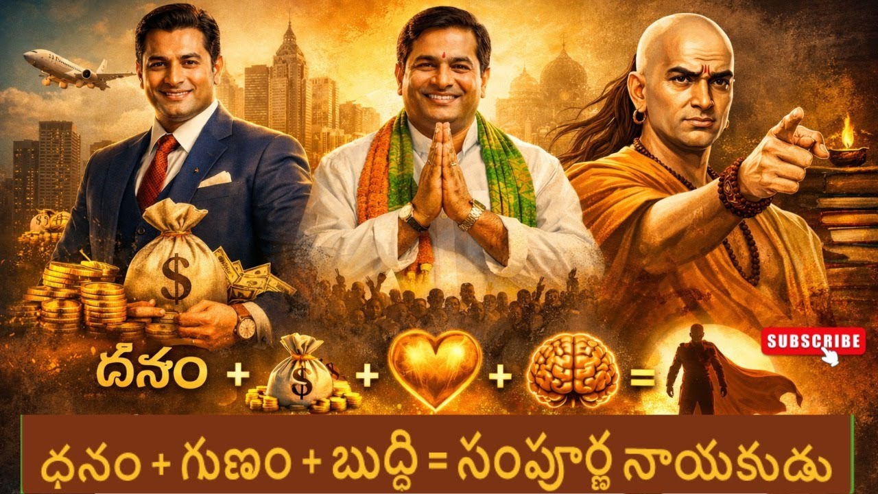 ధనం + గుణం + బుద్ధి = సంపూర్ణ నాయకుడు@AathmaBalam
