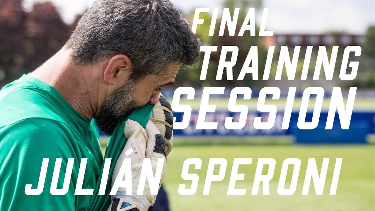 Juli&aacute;n Speroni | Final Training Session At Crystal Palace