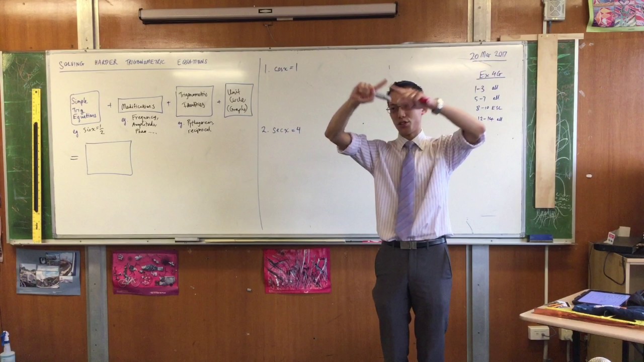 Harder Trigonometric Equations (1 of 3: Introductory examples)