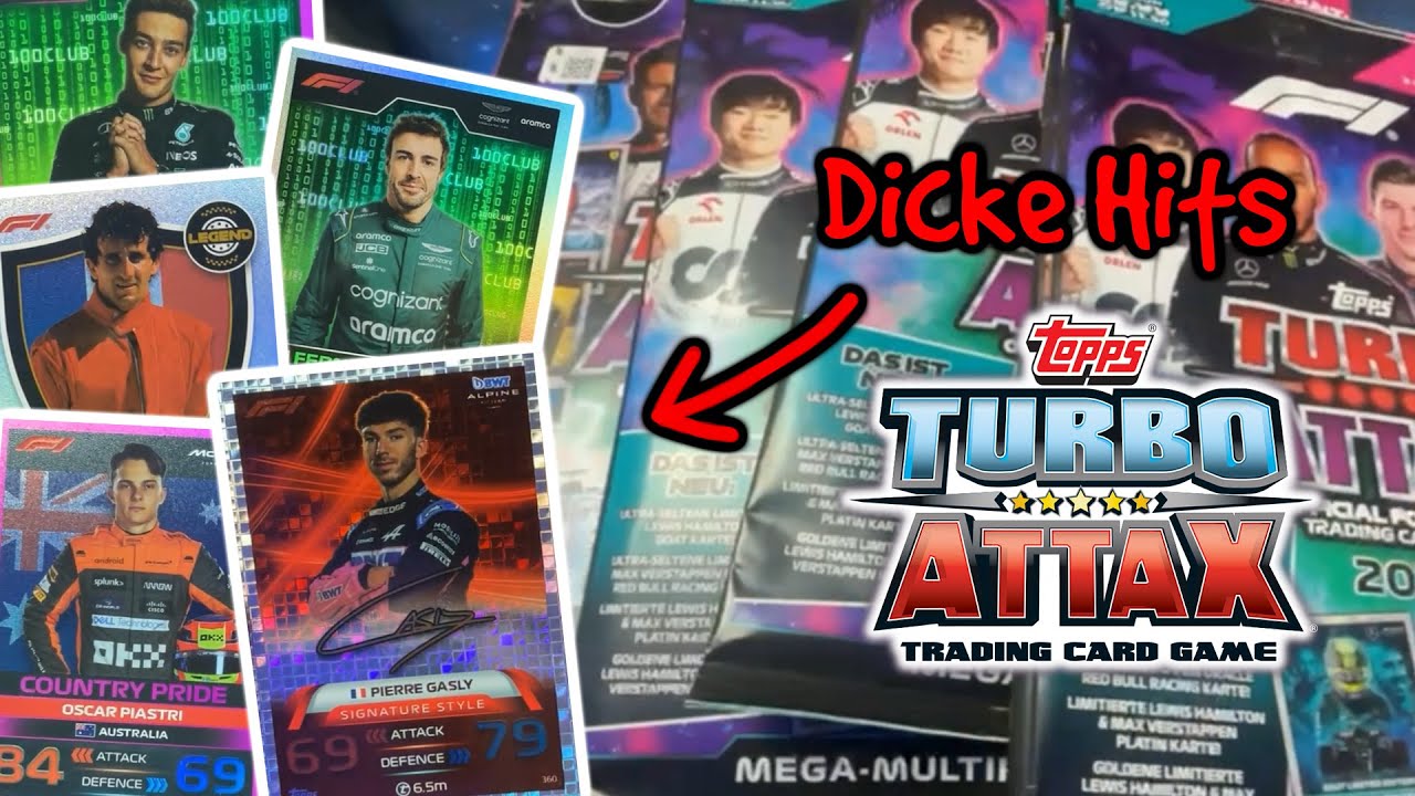 Mega Multipacks Normale Packs Opening Turbo Attax 2023 Opening #003