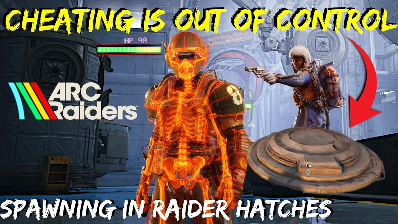 ARC Raiders Cheating Problem Is CRAZY  (Cheaters Spawning in Raider Hatches)