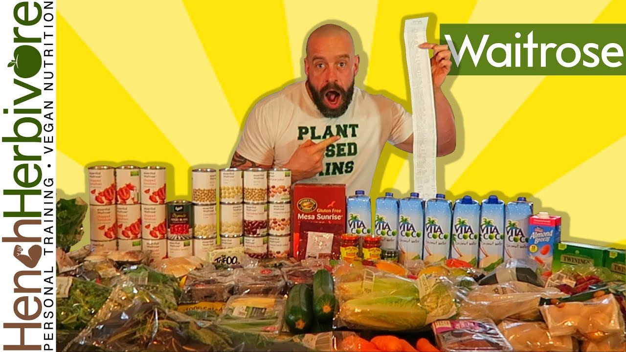 Потрясающая покупка веганских продуктов в супермаркете Waitrose | Вас ждет сюрприз