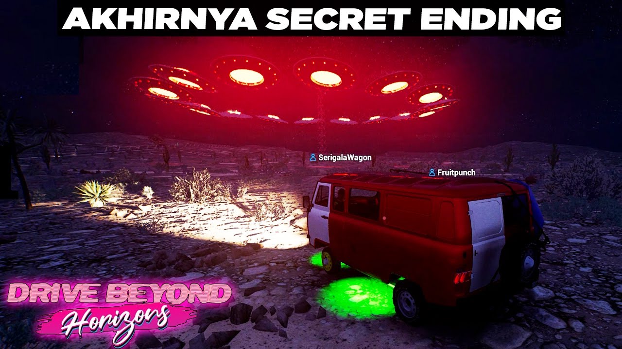 TAMAT!! Secret Ending Melawan Pasukan UFO Bersama Mobil Van 😎😎 Drive Beyond Horizons Indonesia