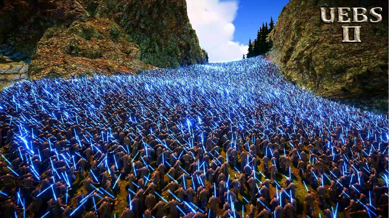 JEDI & GOLDEN KNIGHTS INVADE ORDIN'S HIGHLAND | Ultimate Epic Battle Simulator 2 | UEBS 2