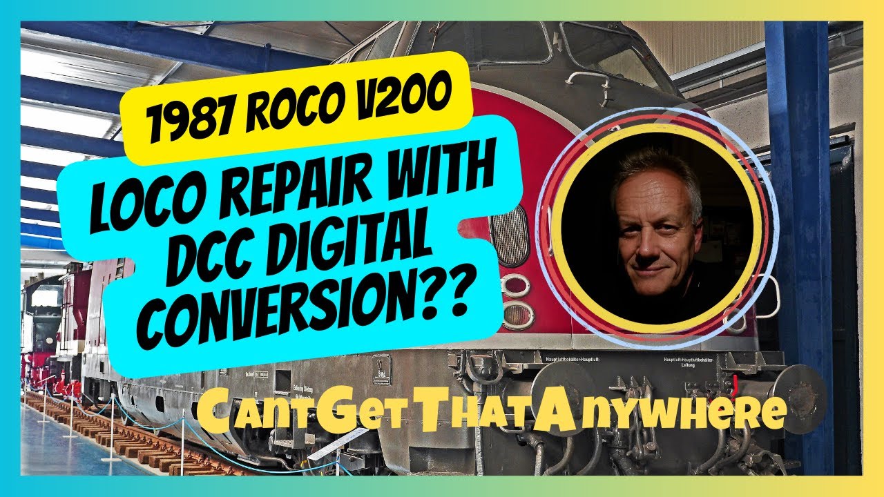 1987 Roco v200 Repair + DCC Digital Conversion