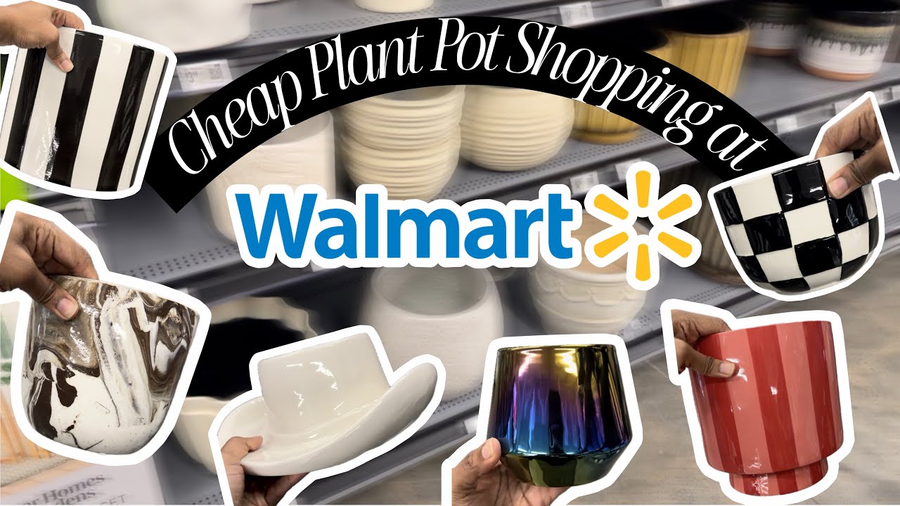 Cheap Plant Pot Finds Shopping at Walmart
