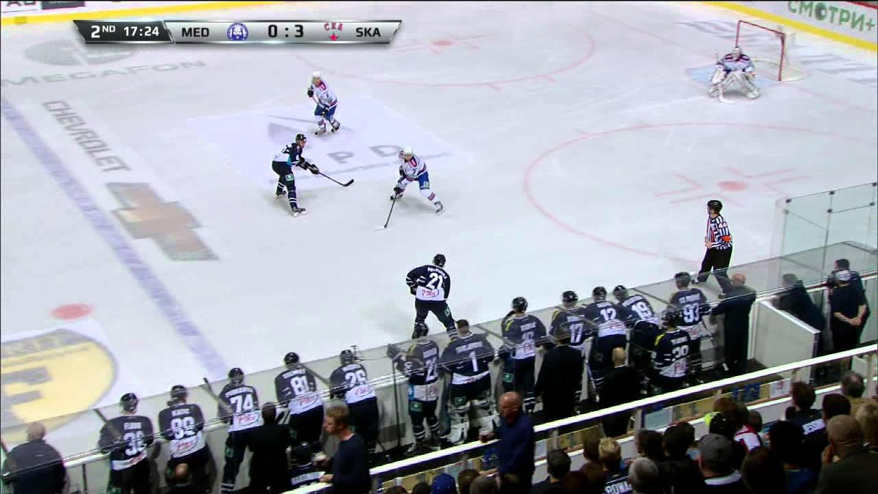 SKA @ Medvescak 10/01/2014 Highlights / Медвешчак - СКА 0:5