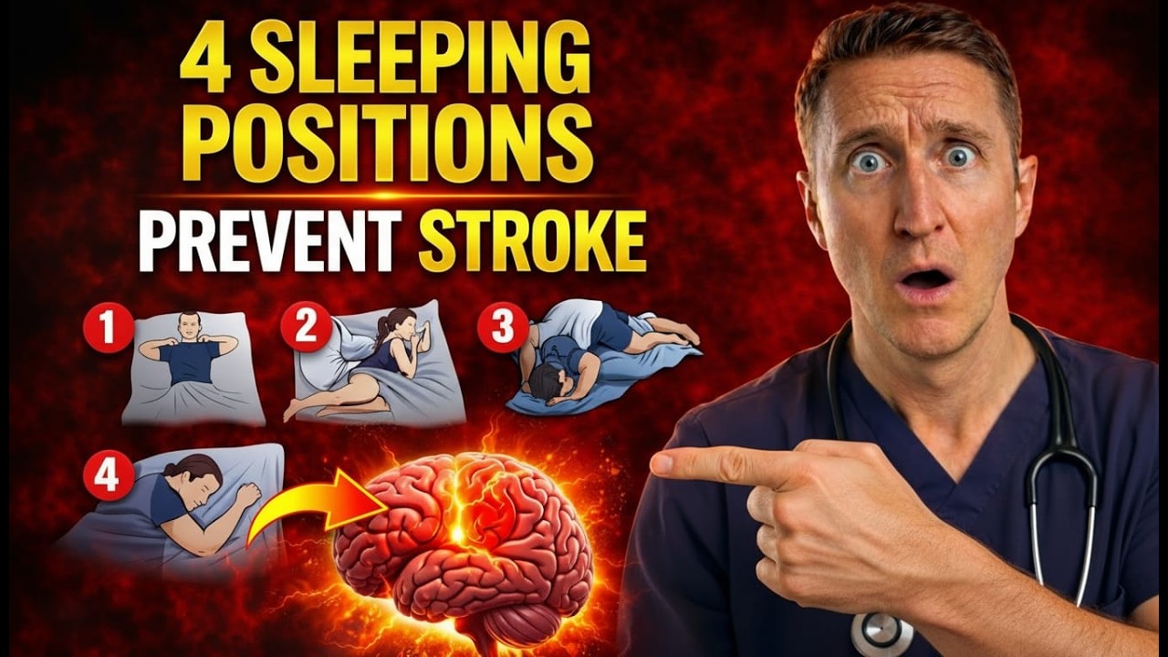 Doctors Warn  These 8 Sleep Positions Are Silen 1080p caption