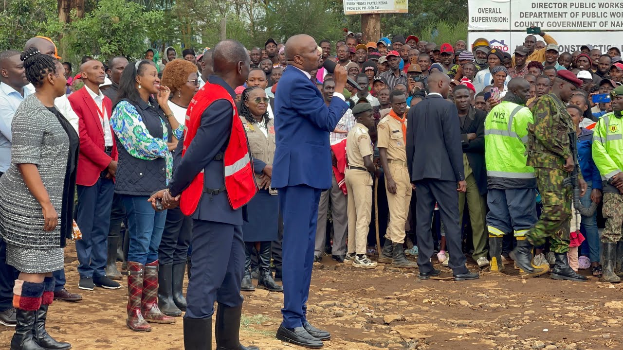 Moses vists Mai mahiu victims see how he was received