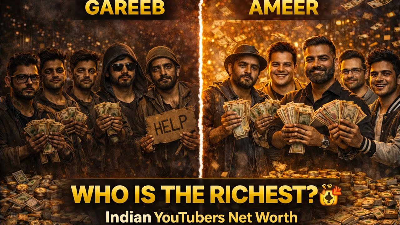 Top Indian Youtubers Income And Net Worth😱