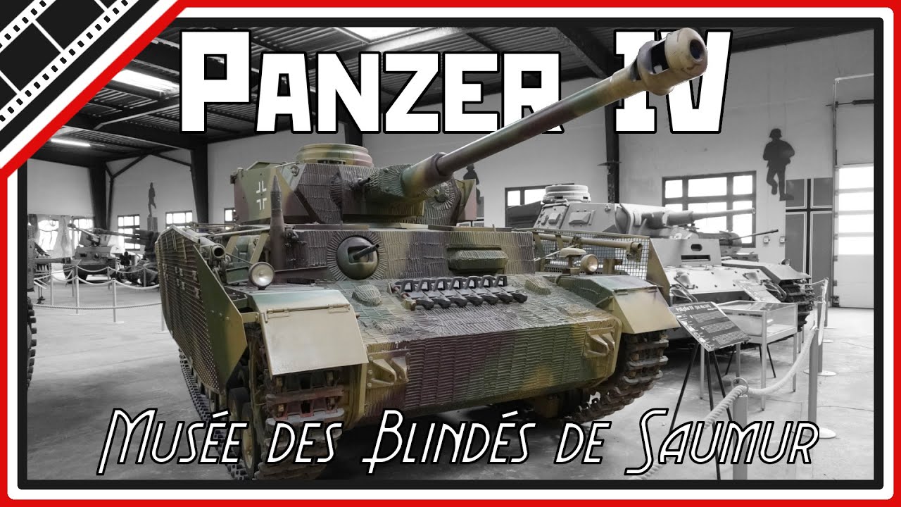The German Medium Tank Panzer IV of Saumur Tank Museum France, [4K]