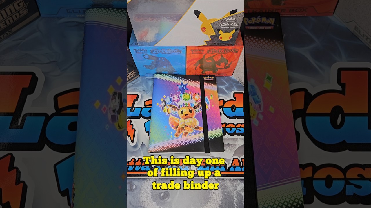 DAY 1 of Building a Pok&eacute;mon Card TRADE BINDER!