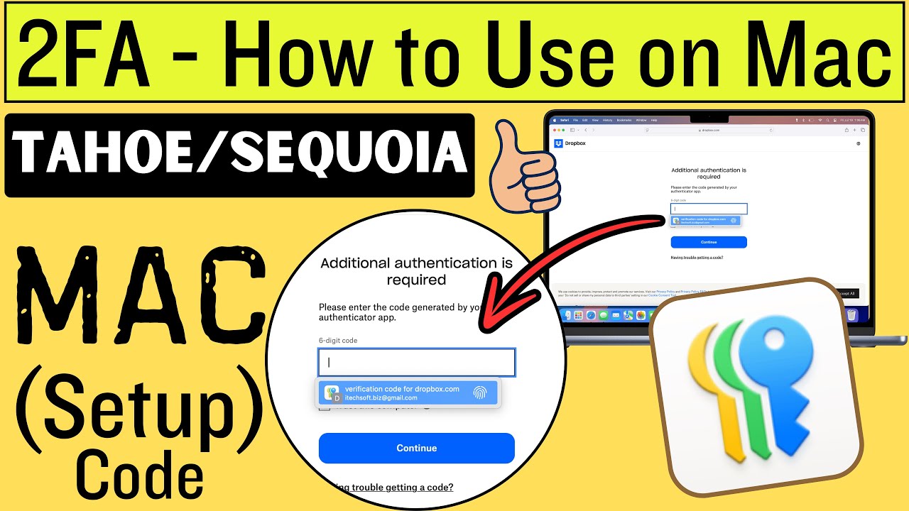 How to Use Two Factor Authentication in the New macOS Passwords App (macOS Tahoe, Sequoia)