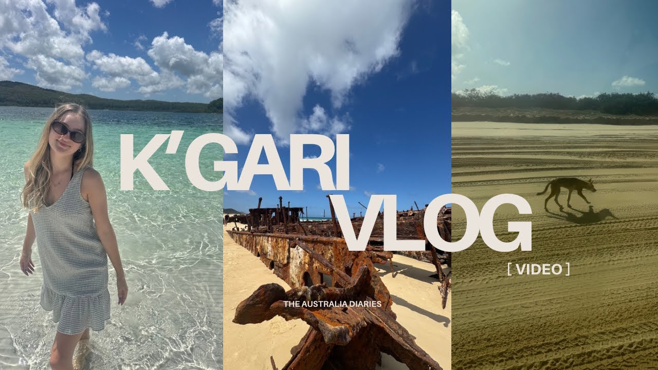 K’gari day trip! Noosa & Sunshine Coast! We saw puppy dingos 🥹 | Jessie Kate